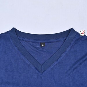 Camiseta Deportiva de Fútbol para Hombre, Cuello en V, Azul, con Número 40 Serigrafiado, Manga Corta, Corte Regular, Estilo Deportivo, Transpirable, de Poliéster - Product Image 6