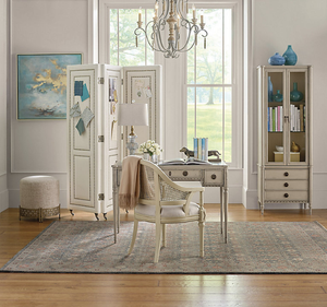 Vitrina Clásica y Elegante de Madera de Caoba Sólida, Minimalista, Hecha a Mano, con Puerta de Vidrio y Cajón de Almacenamiento para Dormitorio, de Lujo - Product Image 6