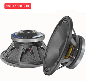 18 PT 1500 SUB Professional 18 Inch Subwoofer <b>Speaker</b> Driver 3000W High Output Portable Durable Diecast Aluminum for Horn Bass - Product Image 1