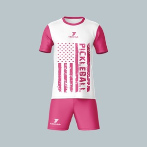 Uniforme Deportivo de Pickleball para Hombre, Diseño Moderno, Ligero, Transpirable, de Secado Rápido, Manga Corta, 100% Poliéster - Product Image 5