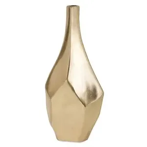Vase en métal élégant enrichissant la décoration du salon avec une texture métallique pour les arrangements floraux et une ambiance saisissante - Product Image 6