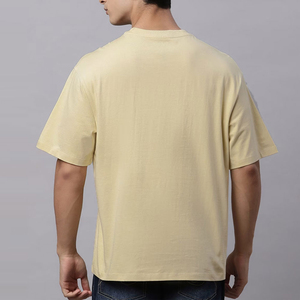 High Quality Wholesale 100% Cotton <b>Tshirts</b> for Men T Shirts Plain Custom DTG Printing Oversized Blank Solid Color T-Shirt - Product Image 4