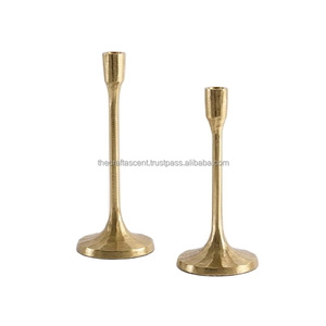 Wholesale Modern Aluminium <b>Candle</b> <b>Stick</b> Holder Handmade gold Metal <b>candle</b> Holder for Home & Garden Decoration <b>Candle</b> Holders - Product Image 1