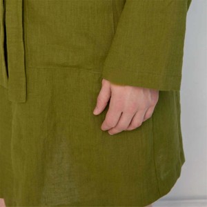 Durable Polyester/Cotton Men Bathrobe-Premium Quality Seamless Eco-Friendly & Breathable Custom Logo/Colors Wholesale Available - Product Image 6