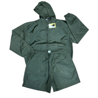Ensemble veste coupe-vent et short personnalisés avec logo, vêtements de sport légers pour l'entraînement, fabricant de qualité supérieure