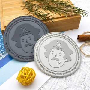 Posavasos de café personalizado de PVC con logotipo, Marktex - Product Image 1