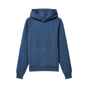 Sudadera con Capucha Personalizada con Logotipo, Gruesa, Lisa, al por Mayor, para Hombre y Mujer, Estilo Urbano, Unisex, de Forro Polar Azul - Product Image 1