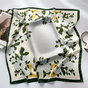 High Quality Custom Satin Printed <b>Scarf</b> Fabric for European Israel Island Private Label Branding Marketing Campaigns OEM ODM - Product Image 4