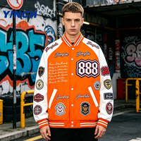 Nouveautés Layenne : Veste de baseball classique personnalisée pour homme, coupe ample, avec logo brodé, style Letterman