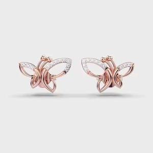 Boucles d'oreilles en diamant de qualité supérieure pour femmes, bijoux luxueux et étincelants, cadeau pour elle, disponibles à la vente - Product Image 3
