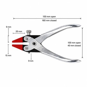 Pince à bec plat en nylon à action parallèle avec vis 160 mm, outil de bijouterie réglable ZetomedPro - Product Image 5