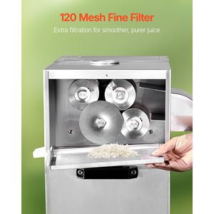 Spremiagrumi Elettrico Commerciale da 800W per Canna da Zucchero, Alta Produzione 661LBS/H con 4 Rulli in Acciaio Inossidabile e Motore come Componente Principale - Product Image 5