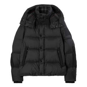 Blouson matelassé personnalisé pour homme, col montant, coupe-vent, décontracté, pour l'automne, 100 % polyester, coupe régulière, fermeture éclair avant - Product Image 2