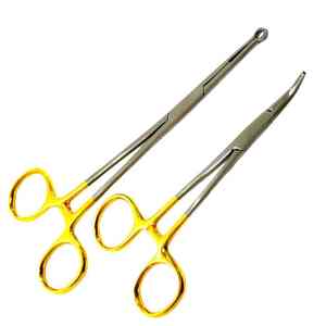 Pinzas Portaagujas Manuales de Acero Inoxidable de Alta Calidad, Instrumentos Quirúrgicos, Portaagujas para Sutura - Product Image 3