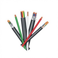 Cables de Compensación para Termopares Industriales, Conductor de Cobre Trenzado, Aislamiento de PTFE, 0.1mm 24 AWG 300V 250C IP20