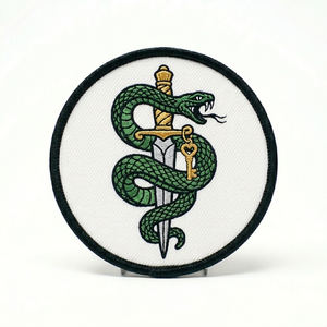 Patch brodé personnalisé en jean avec motifs épingles de sûreté, cœurs, lettres, fleurs, clés, style punk vintage, à thermocoller pour vestes, vente en gros - Product Image 2