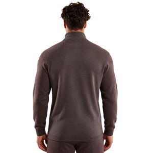 T-shirt en coton en gros 180 grammes col rond manches longues décontracté tricoté imprimé double face multicolore OEM pour hommes - Product Image 6
