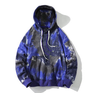 Sudaderas con capucha de tela suave y duradera para hombre, con estampado tie-dye, precio razonable, precio económico y sostenible, tallas grandes, antibacterianas. - Product Image 1