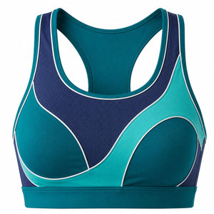 Soutien-gorge de sport pour femme, tendance, à maintien élevé, sans couture, en Spandex/Nylon, bretelles réglables, logo avant, fabriqué au Pakistan, pour le yoga et le fitness - Product Image 1