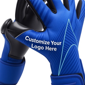 Meilleurs gants de gardien de but en cuir personnalisés, antidérapants, design à doigts entiers pour le football/soccer - Product Image 2