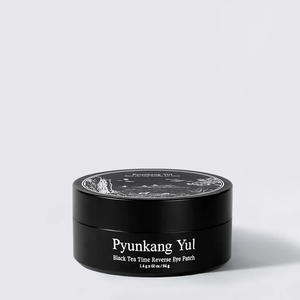 Patch pour les yeux inversé Black Tea Time pour une alimentation en profondeur anti-âge avec des cernes à faible teneur en collagène fabriqué en Corée - Product Image 2