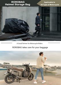 กระเป๋าใส่หมวกกันน็อค TPU สำหรับเบาะหลังกันน้ำสำหรับมอเตอร์ไซค์กระเป๋าทรงอานรถมอเตอร์ไซด์ - Product Image 6