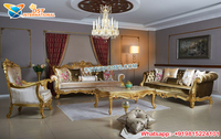 Ensemble de canapés de luxe en teck massif sculpté, style traditionnel et moderne, hauteur réglable, pour salon