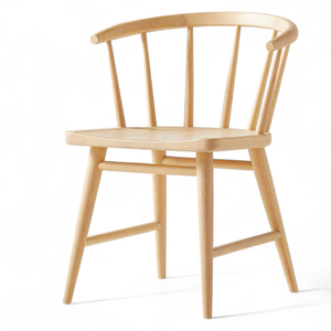 Modern Design Dining Chair Solid Teak Wood Frame <b>Material</b> for Home Furniture and Restaurant Set Decoration - Product Image 2