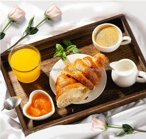 Plateau de service artisanal de taille personnalisée Plateau en bois écologique Artisanat en bois naturel avec technologie avancée - Product Image 1