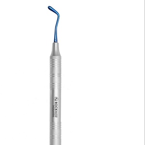 เครื่องมืออุดฟันคอมโพสิต # เครื่องขูดหินปูนเคลือบพลาสมาสีทอง 12 ชิ้น ด้ามจับสองด้าน ใช้ด้วยมือ สำหรับงานทันตกรรมมืออาชีพ - Product Image 1