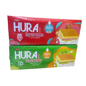 Gâteau aux couches de riz vert Hura 150g, le plus vendu, gâteau éponge moelleux au riz vert, prix compétitif, vente en gros, exportation - Product Image 3