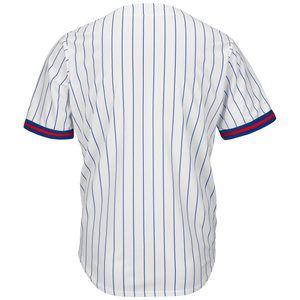 Uniformes de Béisbol, Camisetas Deportivas Blancas de Malla, Franjas Verticales Azul Rey, Ropa Urbana Retro, Camisetas Vintage con Sublimación Personalizada - Product Image 2