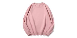 เสื้อสเวตเชิ้ตแขนยาวคอกลมสำหรับผู้หญิง สีม่วงล้วน ใส่ได้ในฤดูใบไม้ร่วง ผลิตจากผ้าฝ้าย 100% ทรงปกติ ระบายอากาศได้ดี - Product Image 6