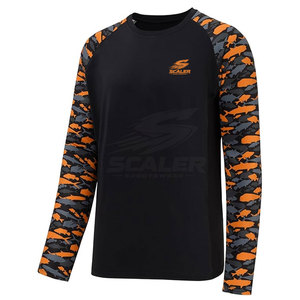 เสื้อตกปลาผู้ชายสั่งทำขายส่ง UPF 50 ผ้าแห้งเร็ว แขนยาว สำหรับเล่นกีฬากลางแจ้ง - Product Image 2