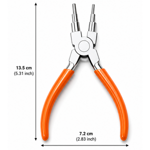 Jewelry Loop Forming Pliers Multi Size Bail Making Tool Round Nose Looping Pliers for <b>Wire</b> <b>Craft</b> DIY Jewelry Supplies - Product Image 3