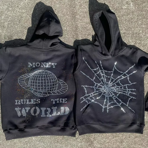 Custom Blank Heavyweight Hoodie 100% Cotton Pullover Sweatshirt with Kangaroo Pocket Private Label Wholesale Manufacturer - Product Image 6
