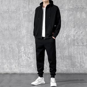 <b>Cheap</b> Custom Printed Breathable Autumn Fleece Full Length Sweatsuit Jogger Sportswear Cotton Tracksuit Men - Product Image 6