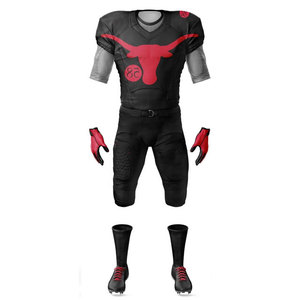 Men Club Soccer Shirt and <b>Padded</b> Pants High Quality Team Uniform Jersey Set American Football Uniform Manufacturer Team Player - Product Image 3
