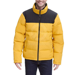 Chaqueta de Invierno Acolchada Personalizada Más Vendida para Hombre, Cuello Alto, Logotipo Frontal, Transpirable, Ecológica, de Alta Calidad - Product Image 3