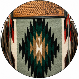 Western Cowhide Leather Fringe Flap Crossbody <b>Bag</b> | Southwestern Pattern Hand Tooled Shoulder <b>Bag</b> | <b>Boho</b> Style, India for Womens - Product Image 5