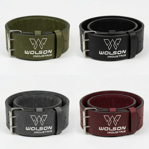Professional Gym Leather <b>Belt</b> for Deadlift Squat Training and Bodybuilding Workouts Training Support <b>Exercise</b>. - Product Image 3