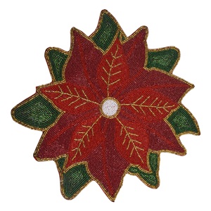 Set de table arrondi au design thème rustique avec perles pour la décoration intérieure, la vaisselle, la table à manger, les fêtes et les mariages - Product Image 4
