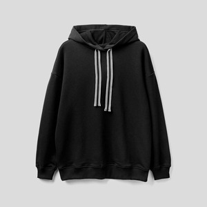 เสื้อฮู้ดดี้ผู้หญิงแบบใหม่ พิมพ์ลายตัวอักษร สกรีนโลโก้ได้ตามสั่ง ทรงโอเวอร์ไซส์ ไหล่ตก ผ้าฟลีซ ผ้าฝ้าย สวมใส่สบาย - Product Image 5