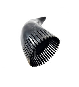 Peine para Cabello de Cuerno de Búfalo Orgánico Hecho a Mano, con Dientes Finos para Desenredar, Cómodo para Uso en el Hogar, Belleza Artesanal - Product Image 4
