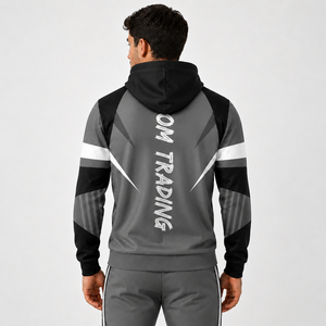 <b>Mens</b> Winter Elevated Hooded Bomber <b>Jacket</b> Canvas Front Solid Zipper Closure <b>Thin</b> Design Versatile Style Daily Adventures 100% - Product Image 2