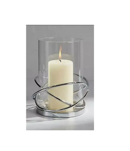 Modern Geometric Gold Metal <b>Candle</b> Holder Pillar Table <b>Centerpiece</b> - Product Image 5