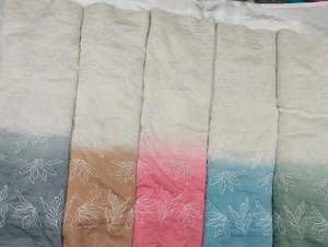 Premium Multi Embroidery Fabric Women Fashion Fabric Designer Embroidery Fabric Party Wear Fabric Luxury Embroidered Textile Sof - Product Image 1