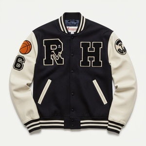 เสื้อแจ็คเก็ตวาร์ซิตี้ผู้ชายคุณภาพพรีเมียม ดีไซน์คลาสสิกแบบ Letterman สำหรับเบสบอล ตัดเย็บอย่างสวยงามและมีสไตล์ - Product Image 4
