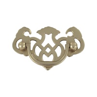 Poignée de tirage décorative en laiton antique pour tiroir et armoire, quincaillerie de mobilier moderne, poignée de coffre au look classique, haute qualité