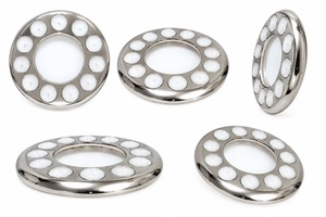 Porte-bougie rond moderne et élégant de nouvelle conception, porte-bougie rond pour 12 bougies chauffe-plat, fabrication artisanale indienne, porte-bougie décoratif - Product Image 5